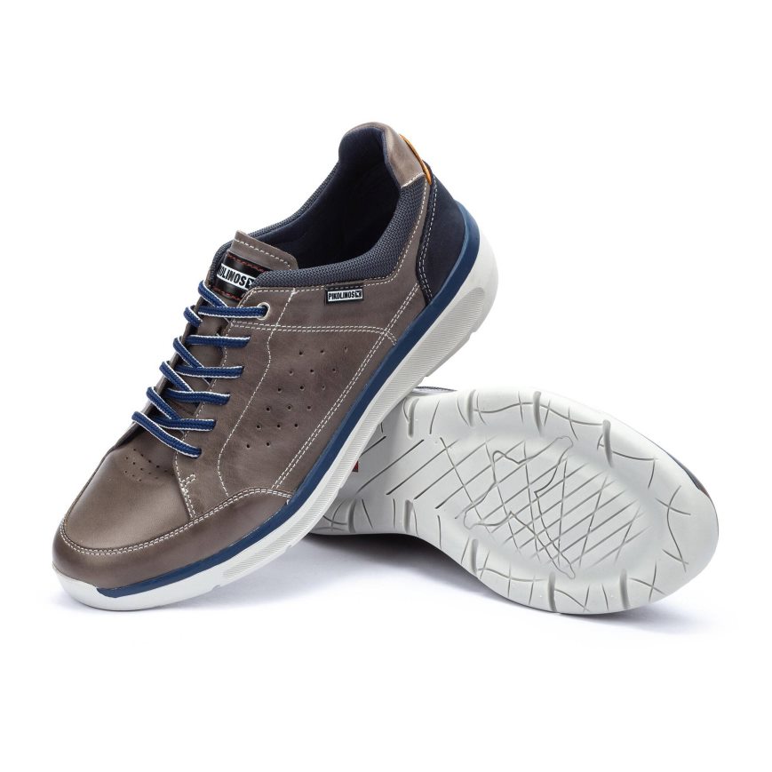 Men's Pikolinos BIAR Sneakers Dark Grey | NZ Q3280A7